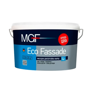 Краска фасадная Eco Fassade M690, 14 кг, белая, матовая 035 фото