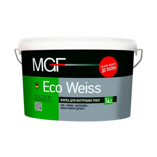 Краска M1 Eco Weiss, 7 кг, белая, матовая 040 фото