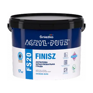 Шпаклевка 1,5 кг полимерная Sniezka ACRYL-PUTZ FS20 Finisz 0225 фото
