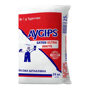Aygips Saten Ultra White 25 кг 00060 фото